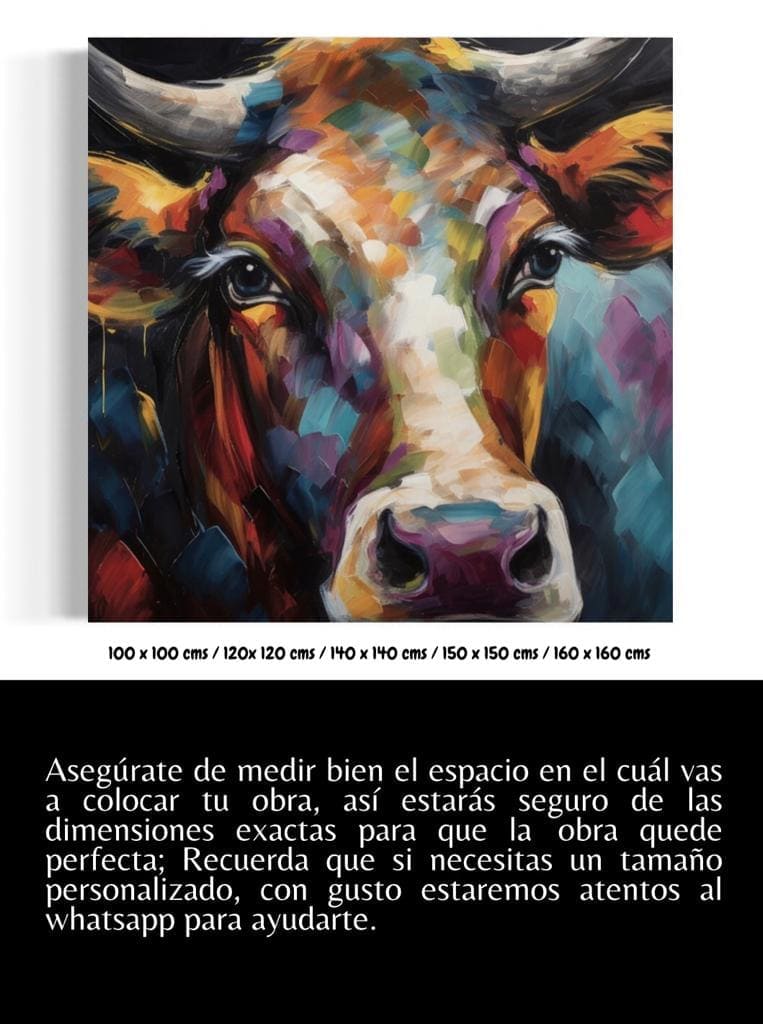 Cuadro Animales: VACA 5
