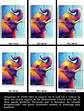 Cuadro Animales: ELEFANTE DE COLOR  - Miniatura 5