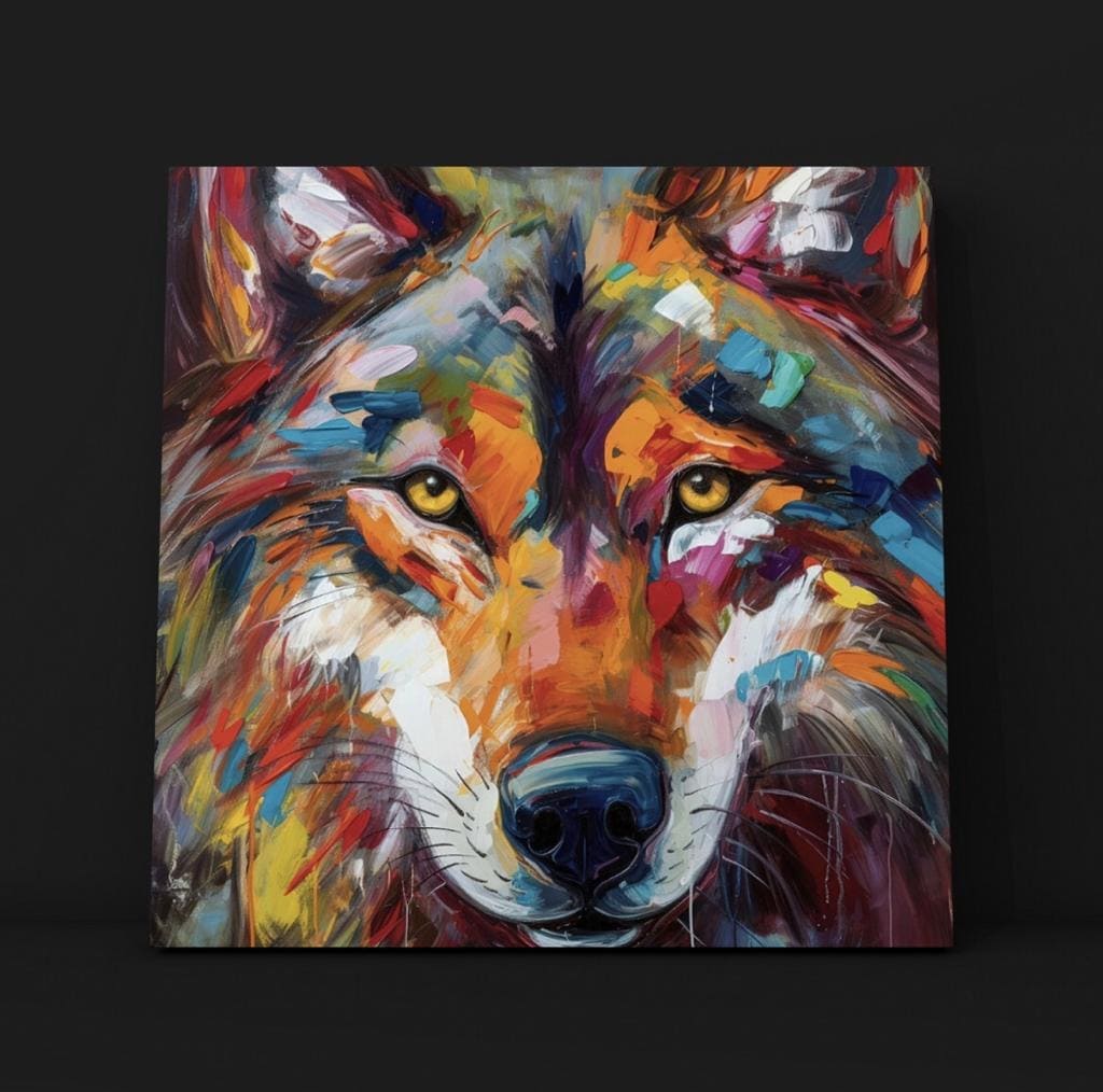 Cuadro Animales: LOBO 3
