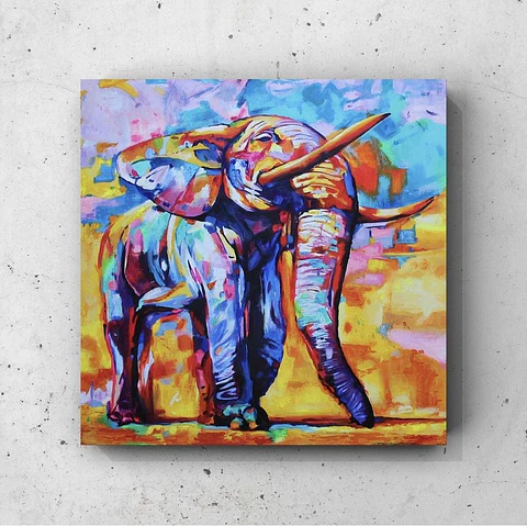 Cuadro Animales: ELEFANTE MAJESTUOSO 