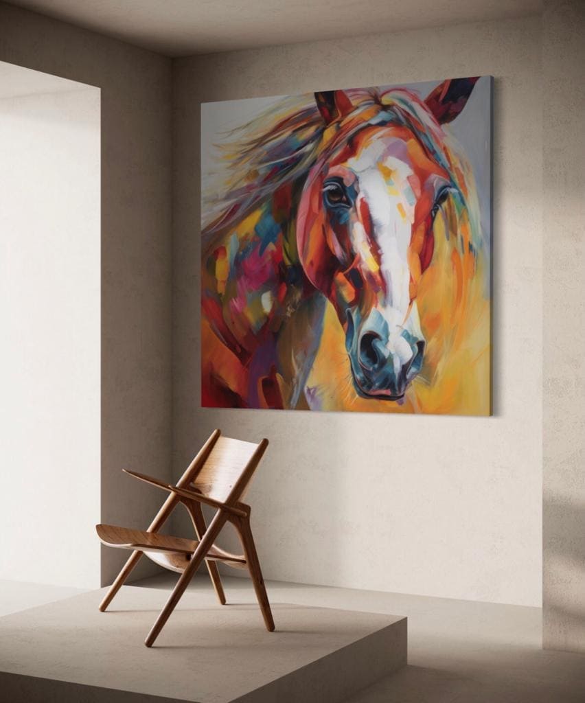 Cuadro Animales: MIRADA DE CABALLO  4