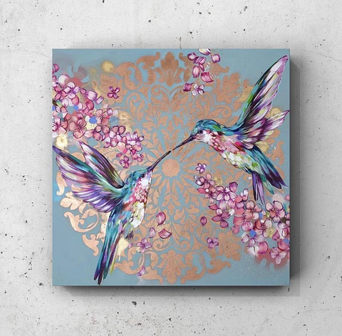 Cuadro Animales: COLIBRÍES MADALA 