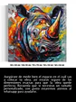 Cuadro Animales: RINOCERONTE  - Miniatura 5