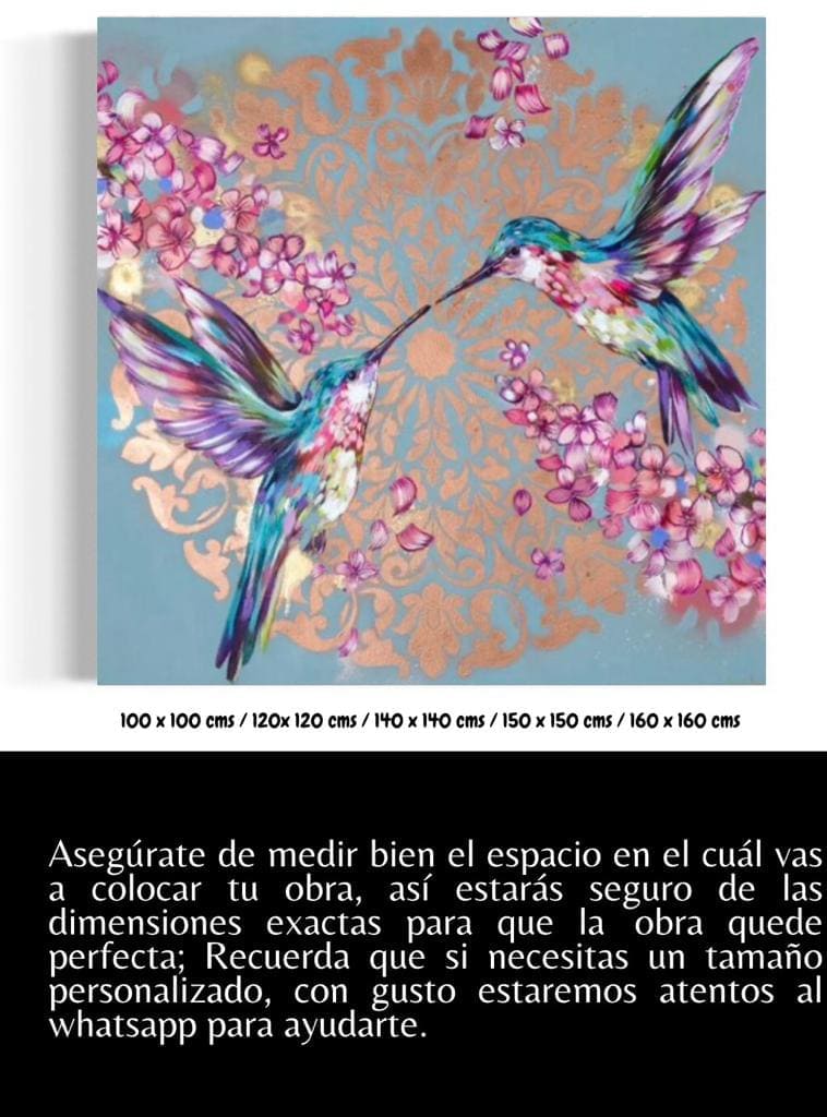 Cuadro Animales: COLIBRÍES MADALA  5