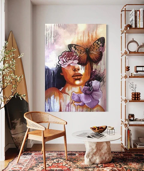 Cuadro Figura Humana: MARIPOSA MUJER 