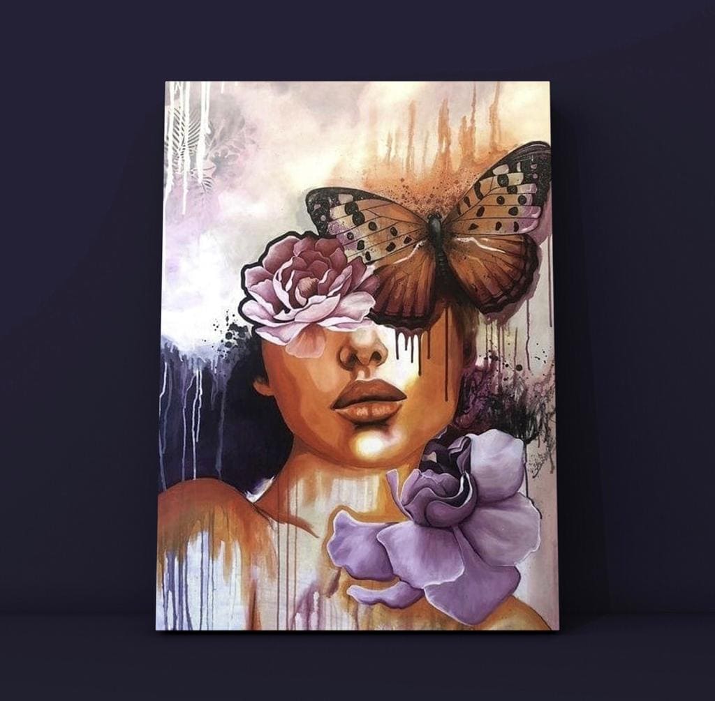 Cuadro Figura Humana: MARIPOSA MUJER  2