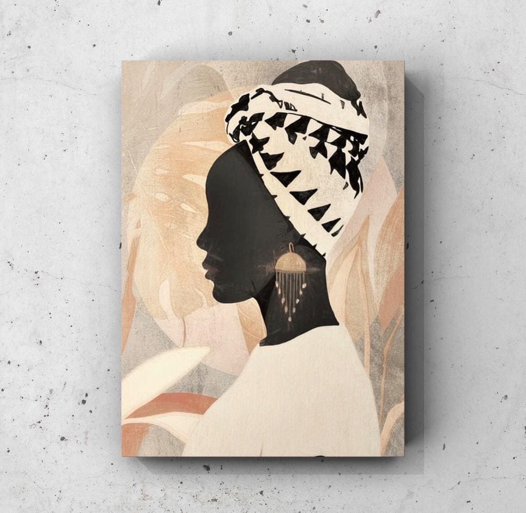 Cuadro Figura Humana: MUJER TURBANTE  1