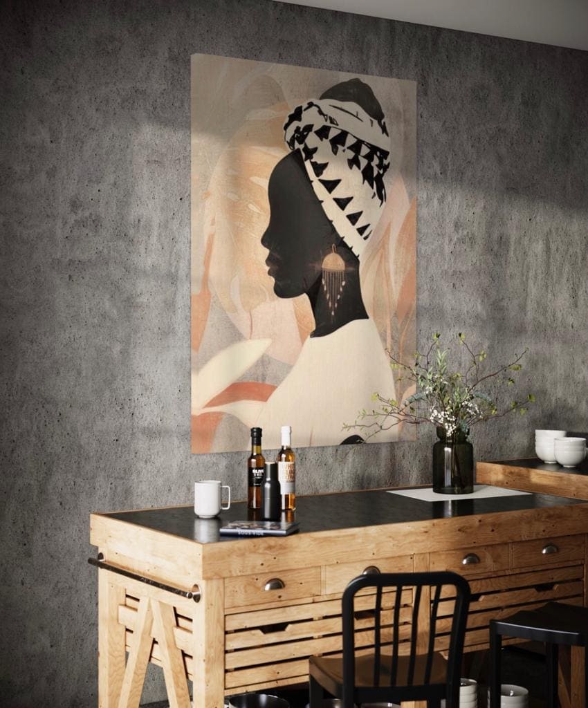 Cuadro Figura Humana: MUJER TURBANTE  2