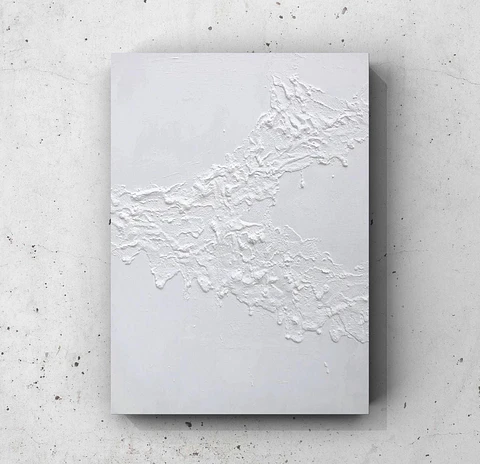 Cuadro Texturizado Minimalista: VECTOR ERRANTE