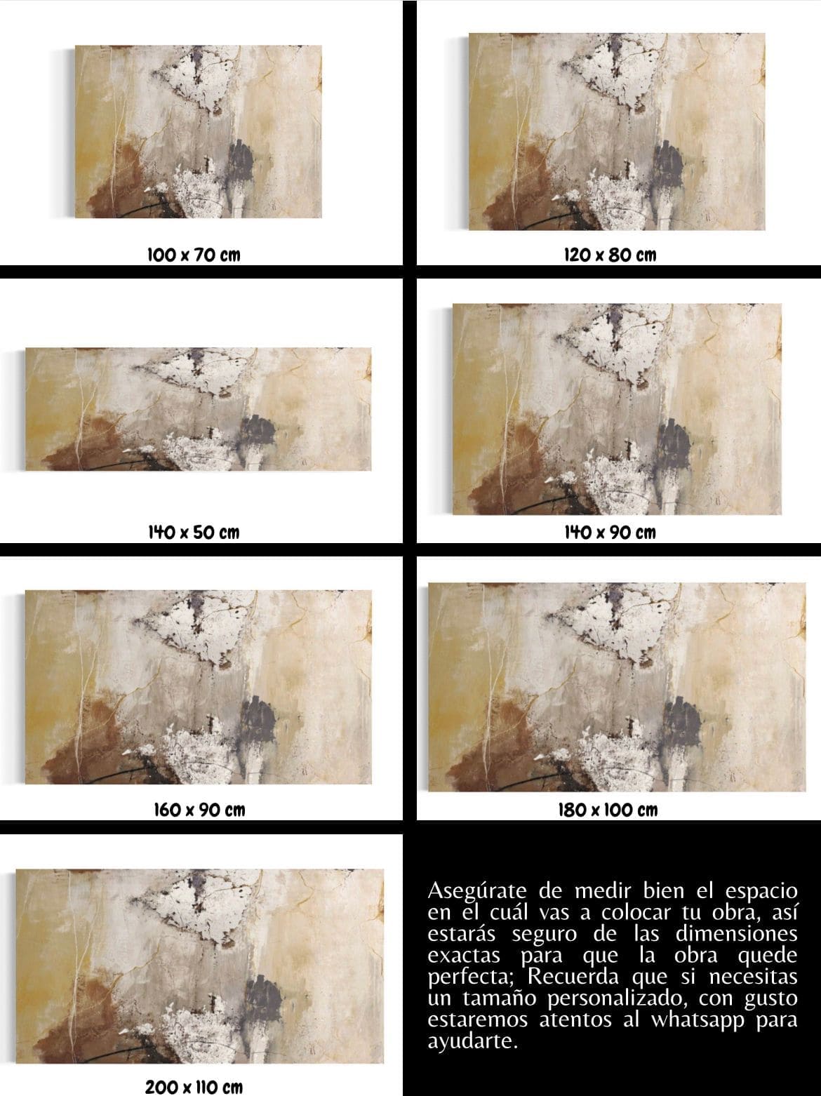 Cuadro Abstracto: NARRATIVAS DE LA TIERRA 4