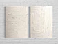 Cuadro Díptico Texturizado Minimalista: CURVAS EXTENDIDAS - Miniatura 1