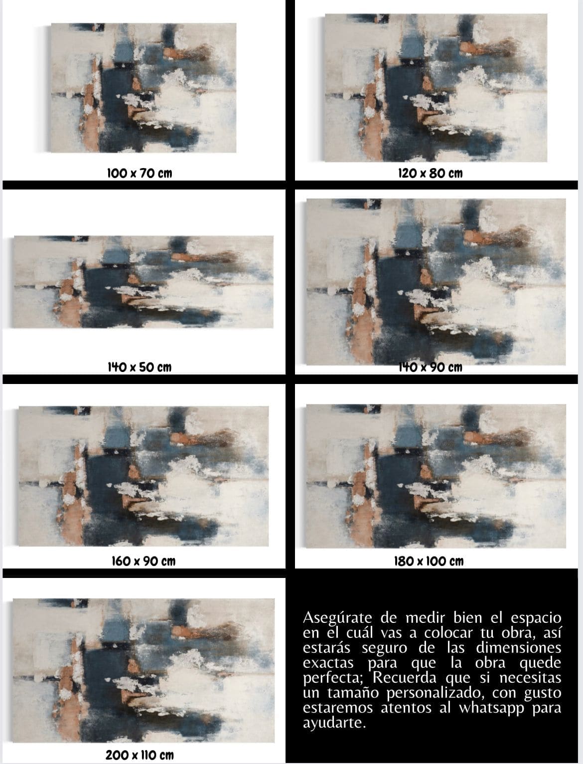 Cuadro Abstracto: AZURITE 5