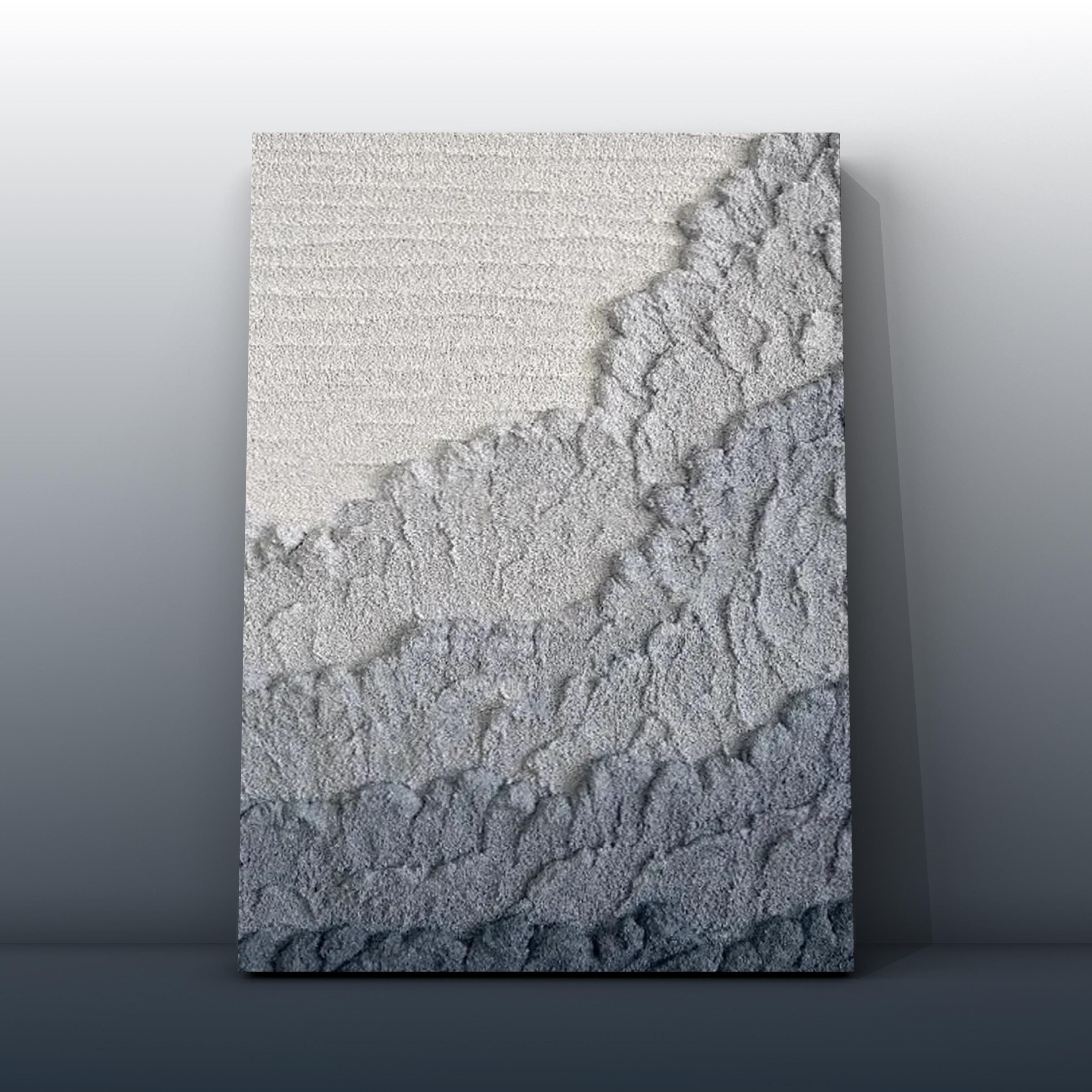 Cuadro Mar Texturizado: RELIEVE ERRANTE 3