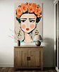 Cuadro Figura Humana: FRIDA MINIMALISTA - Miniatura 2