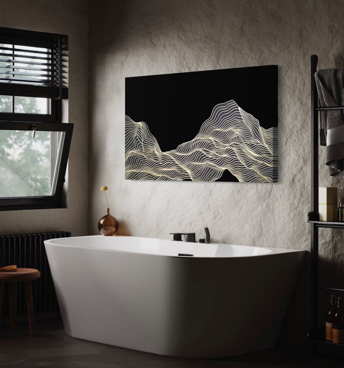 Cuadro Luxury: RITMO DE ORO  4
