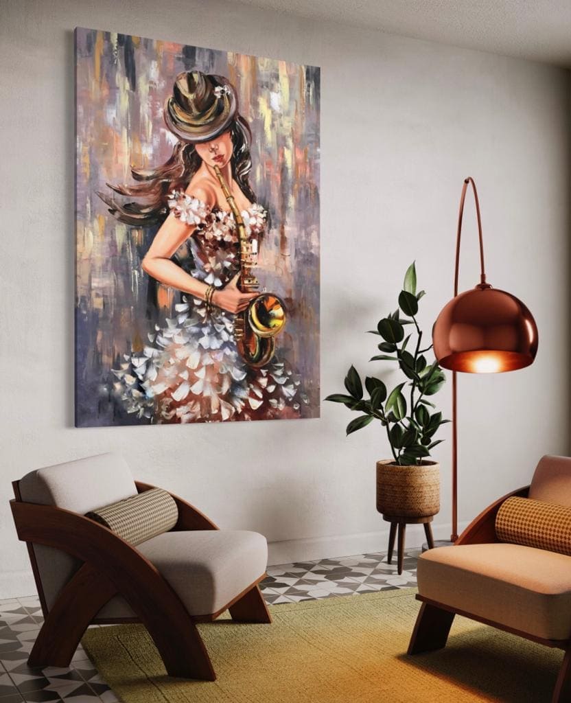 Cuadro Figura Humana: MUJER ARTISTA 2