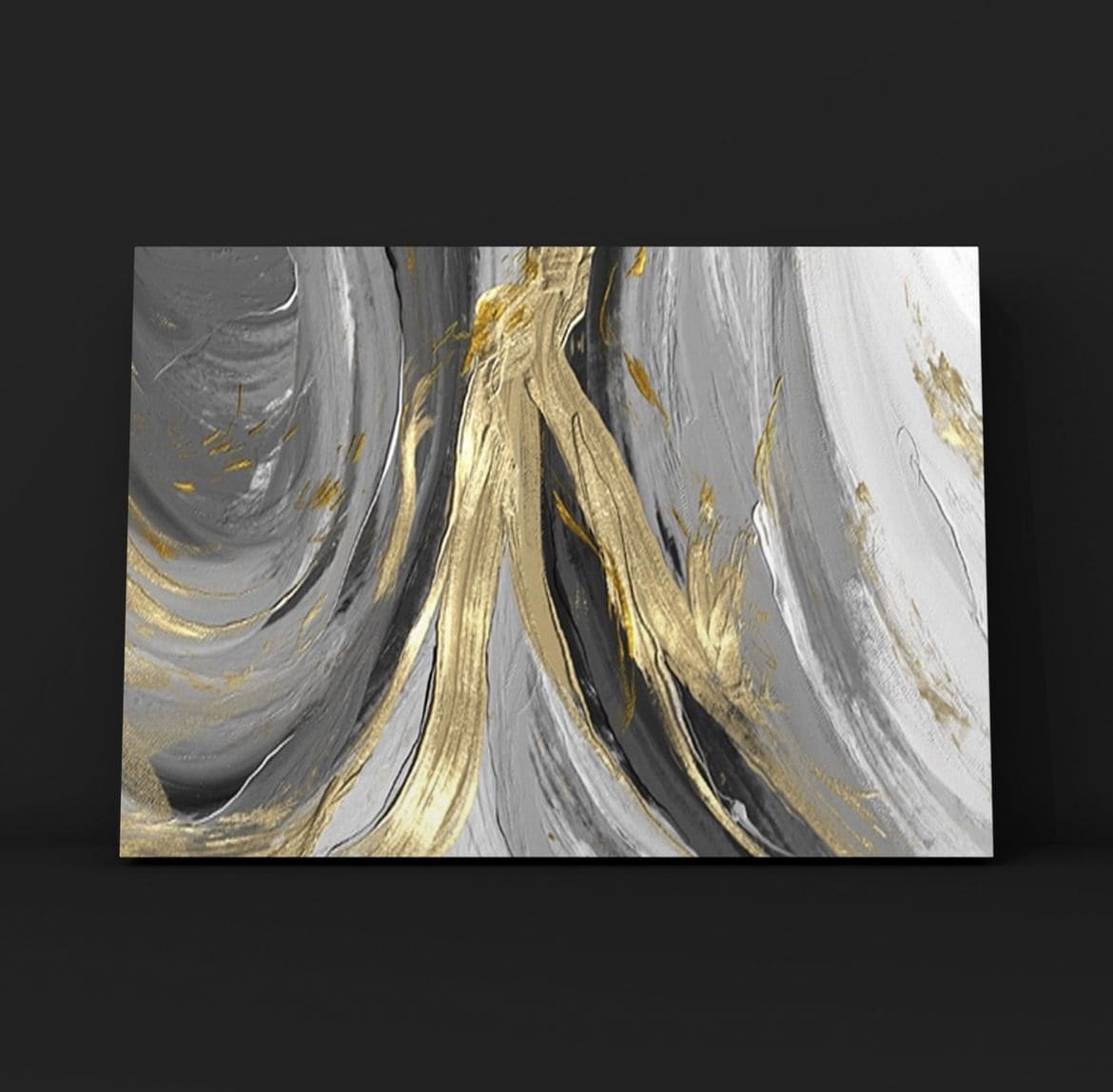 Cuadro Luxury: MÁRMOL DORADO 3