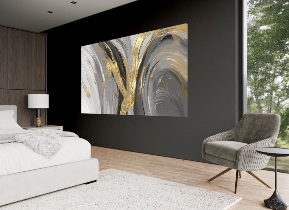 Cuadro Luxury: MÁRMOL DORADO 4