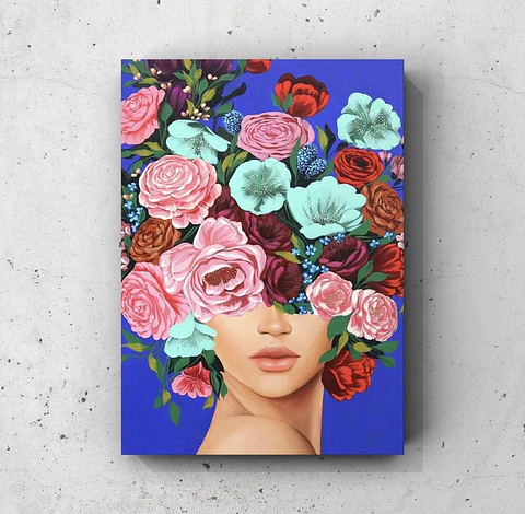 Cuadro Figura Humana: ROSTRO FEMENINO
