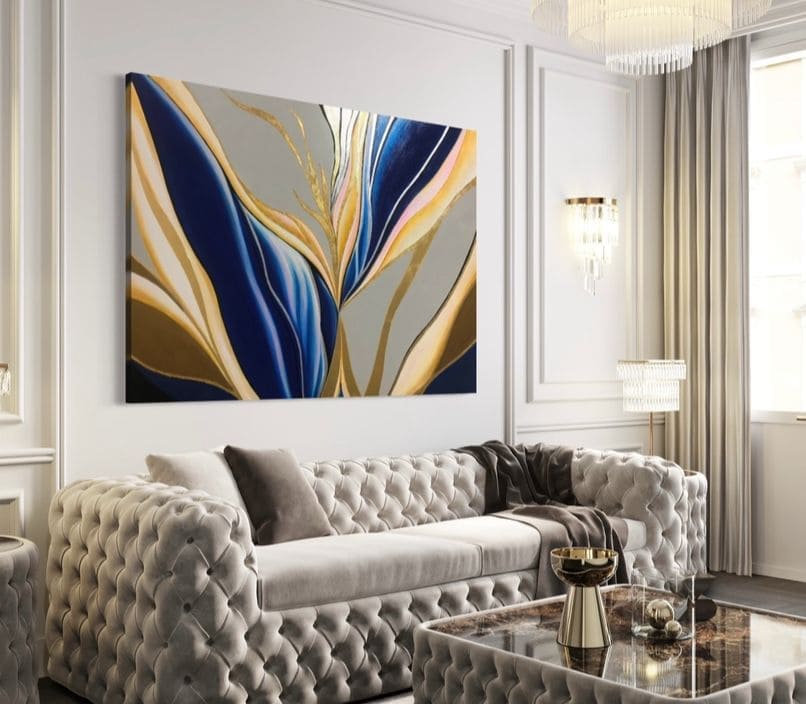 Cuadro Luxury: FLOR DE LUZ  2