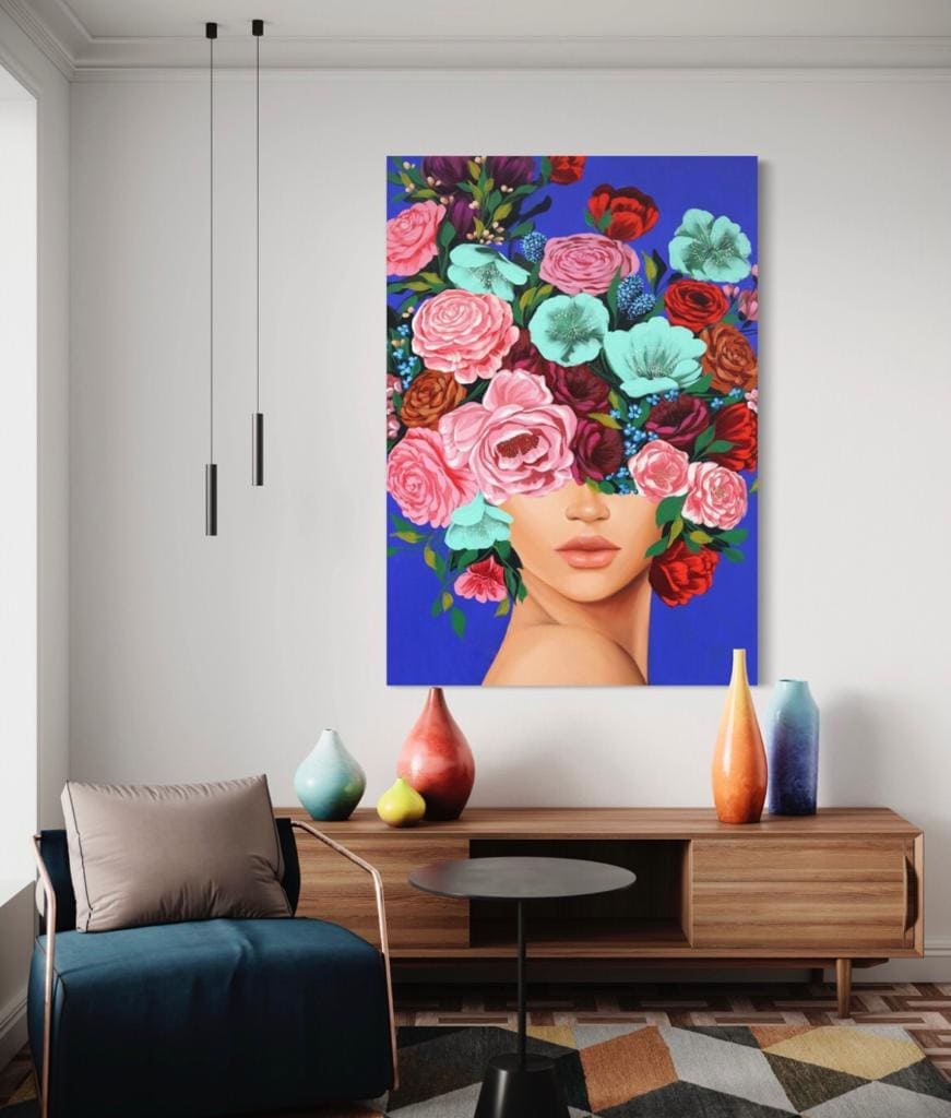 Cuadro Figura Humana: ROSTRO FEMENINO 2