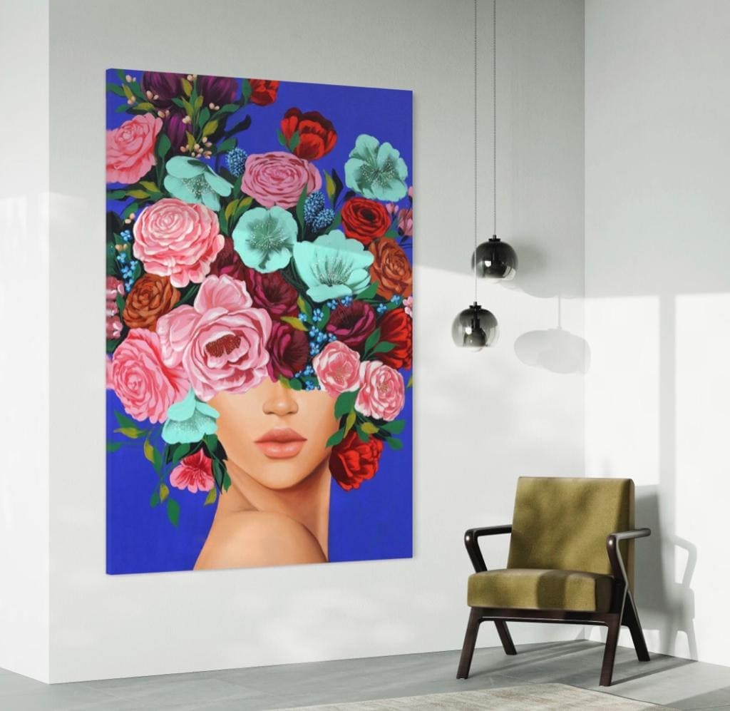 Cuadro Figura Humana: ROSTRO FEMENINO 4