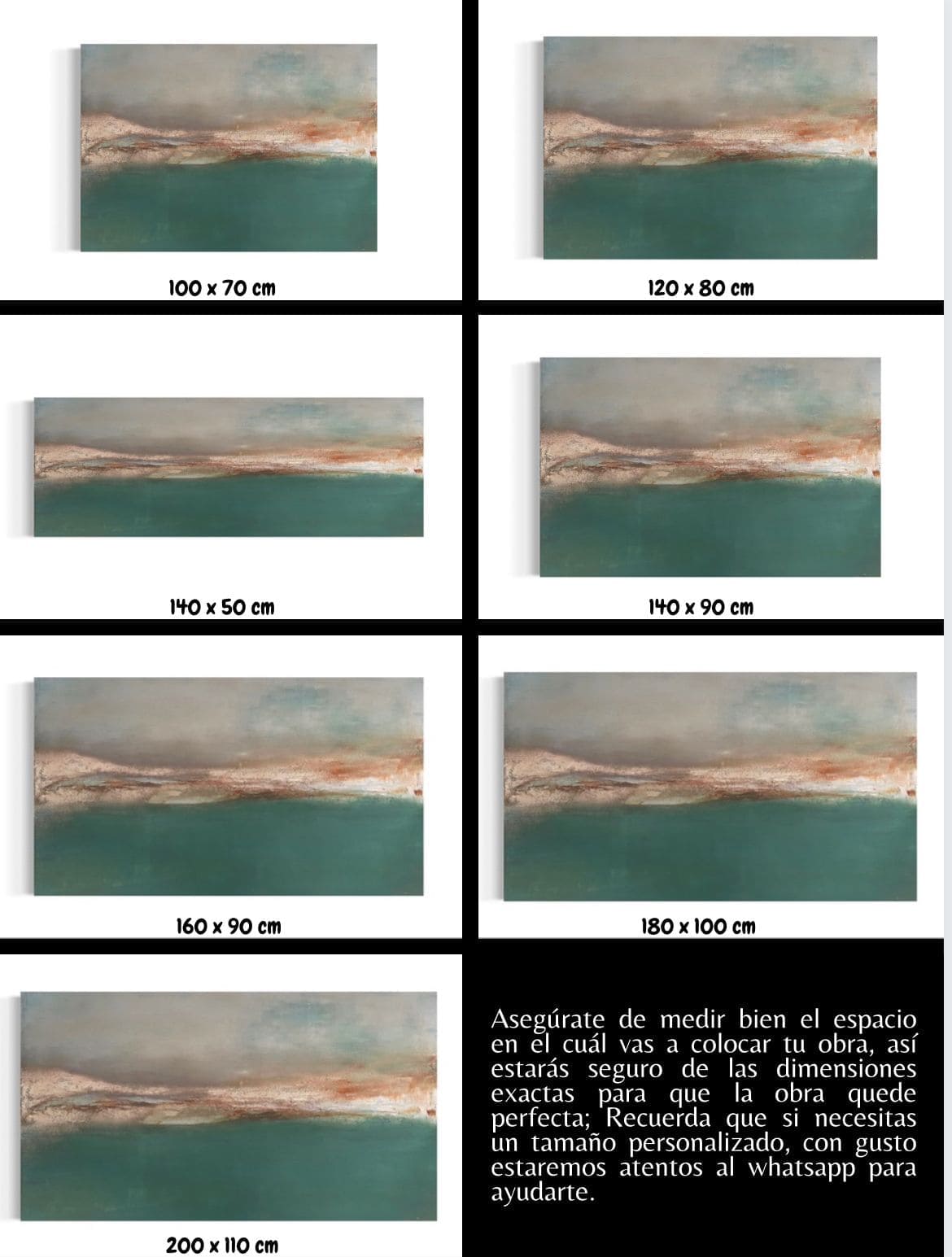 Cuadro Abstracto: PRADERA 5