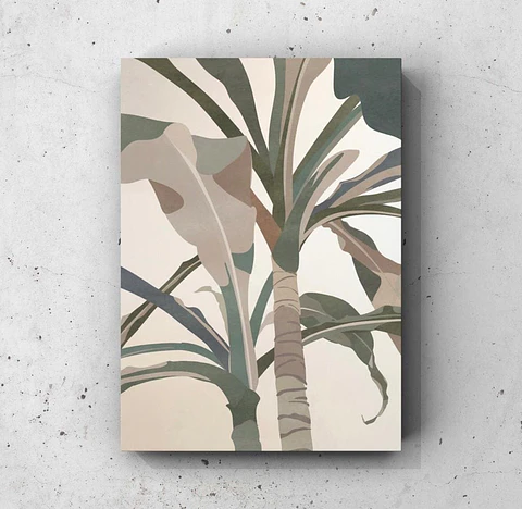Cuadro Botánica: PLANTA MINIMALISTA