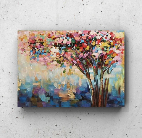 Cuadro Botánica: ÁRBOL DE LA FELICIDAD
