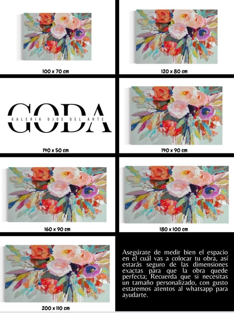 Cuadro Botánica: COLORIDAS 5