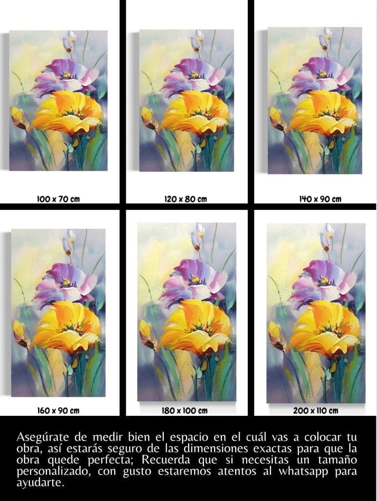 Cuadro Botánica: AMARILLO 5