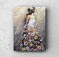 Cuadro Figura Humana: MUJER Y FALDA DE ROSAS  - Miniatura 1