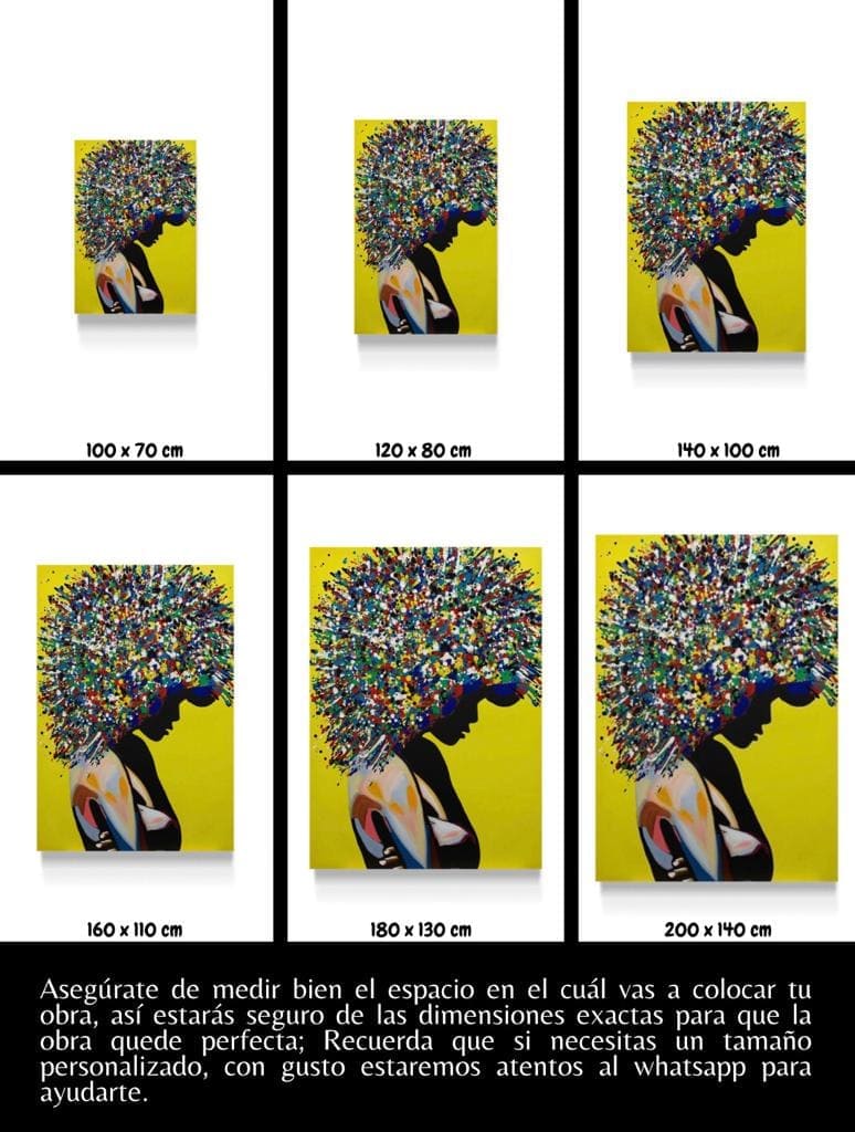 Cuadro Figura Humana: MUJER COLOMBIANA 5