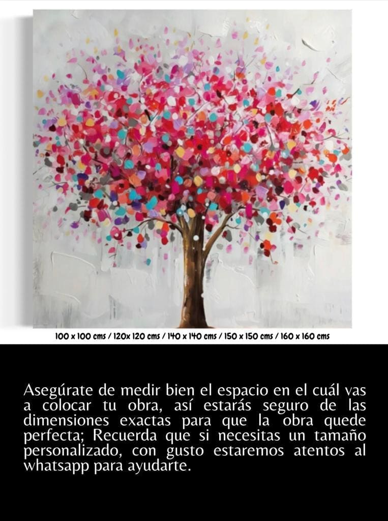 Cuadro Botánica: ÁRBOL DEL AMOR  5