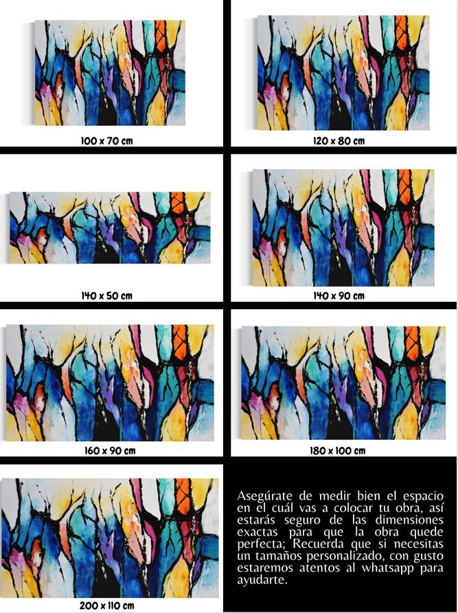 Cuadro abstracto: GEMA 6
