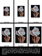 Cuadro Figura Humana: MUJER Y ROSA GRANDE - Miniatura 5