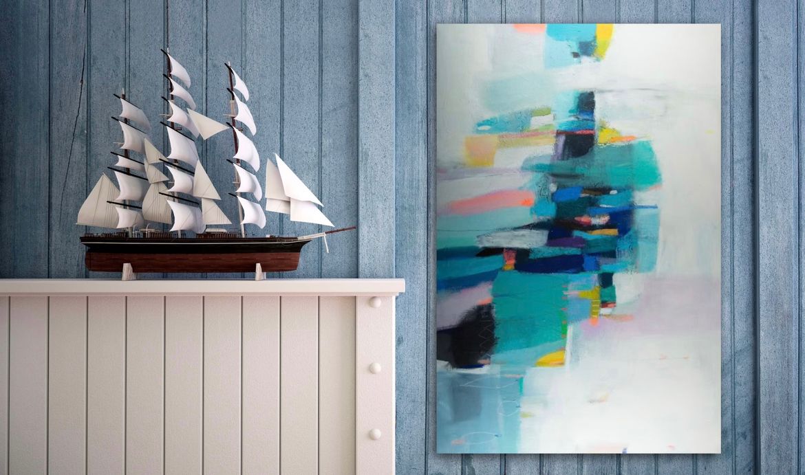 Cuadro abstracto: CRISTAL 4
