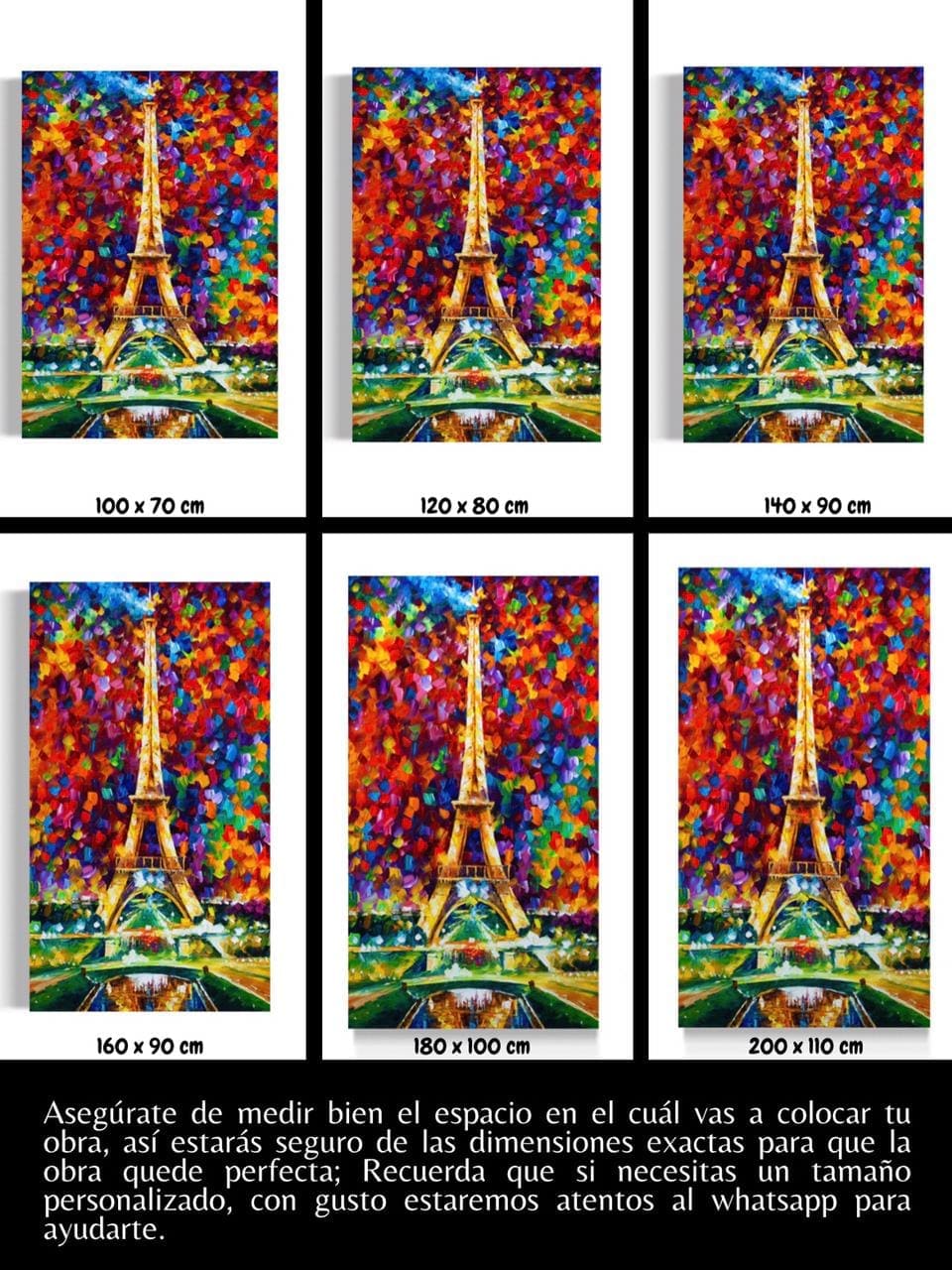 Cuadro Paisajes: TORRE DE PARIS  8