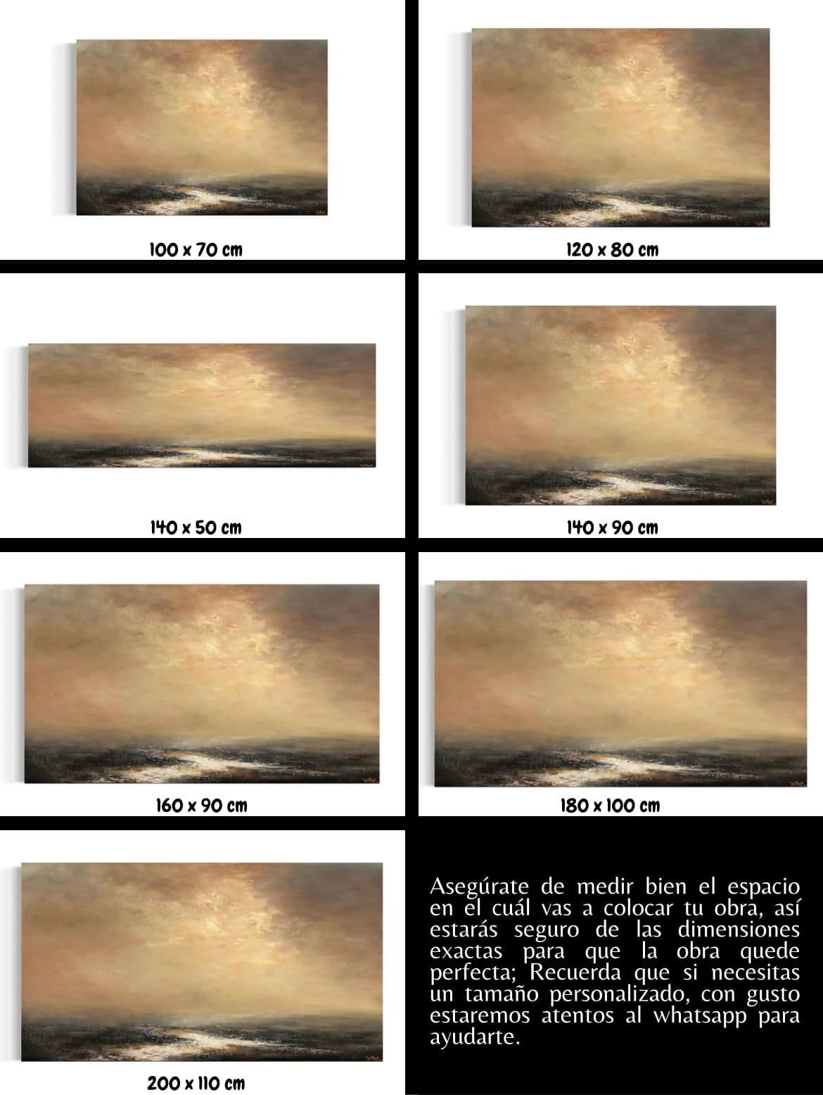 Cuadro Abstracto: AMANECER 7