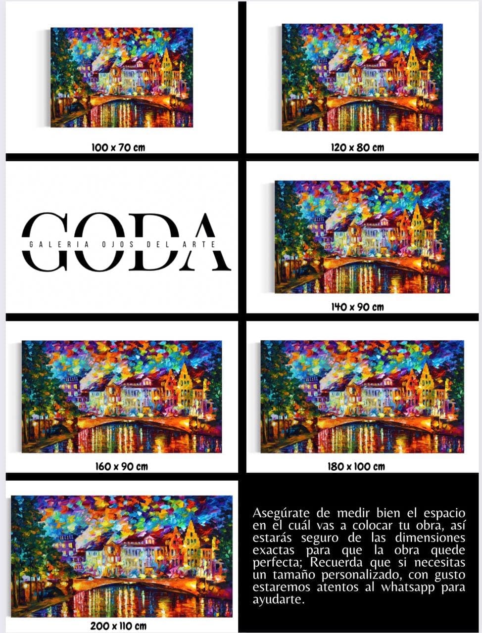 Cuadro Paisajes: CASAS DE COLORES 5
