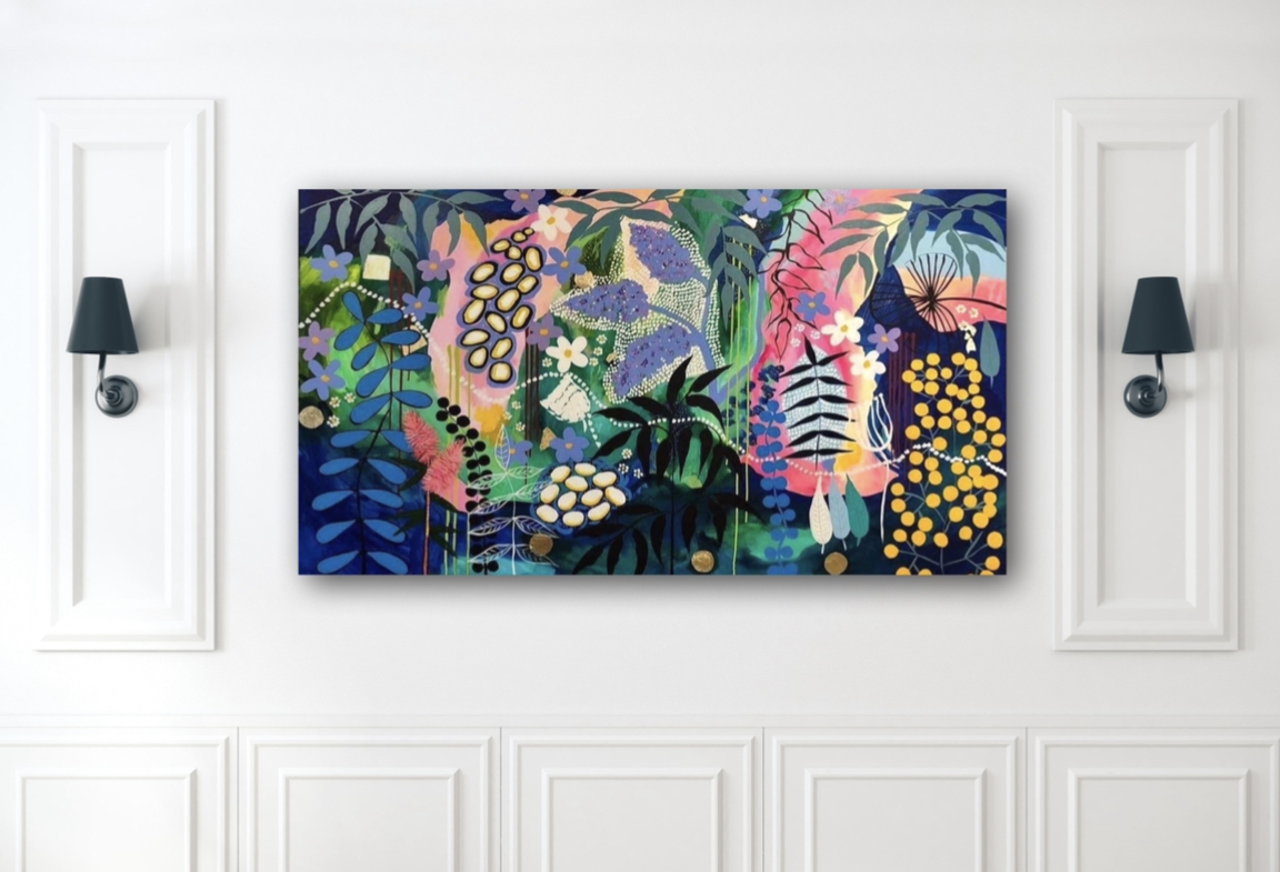 Cuadro Botánica: PRIMAVERA AZUL  4