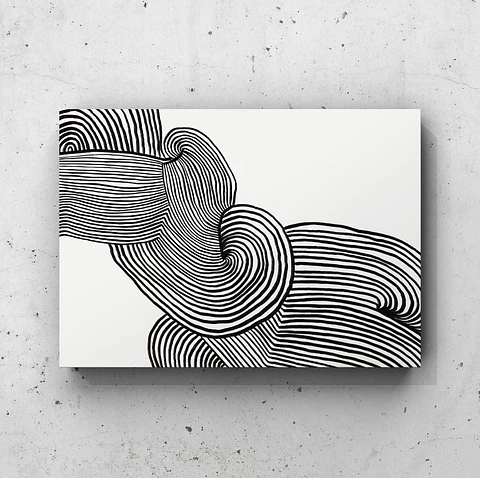 Cuadro Minimalista: TEJIDOS