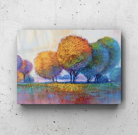 Cuadro Paisajes: BOSQUE COLORIDO 