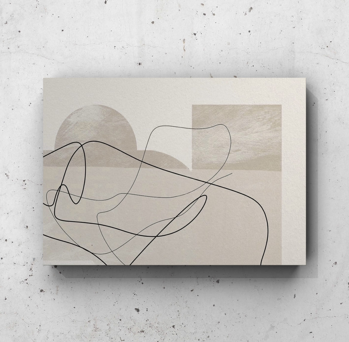 Cuadro Minimalista: HORIZONTE 1