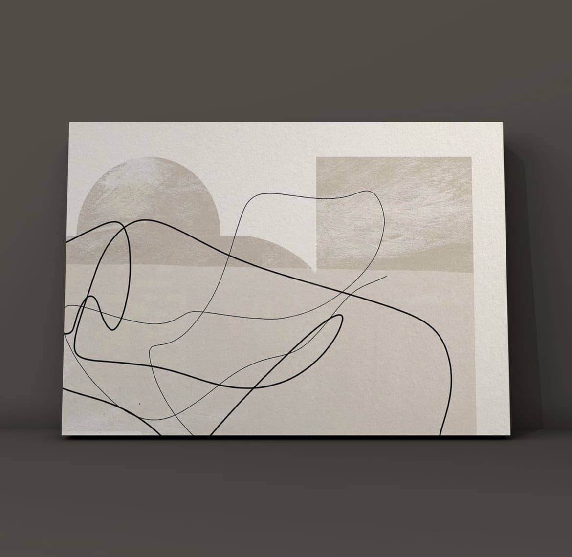 Cuadro Minimalista: HORIZONTE 3
