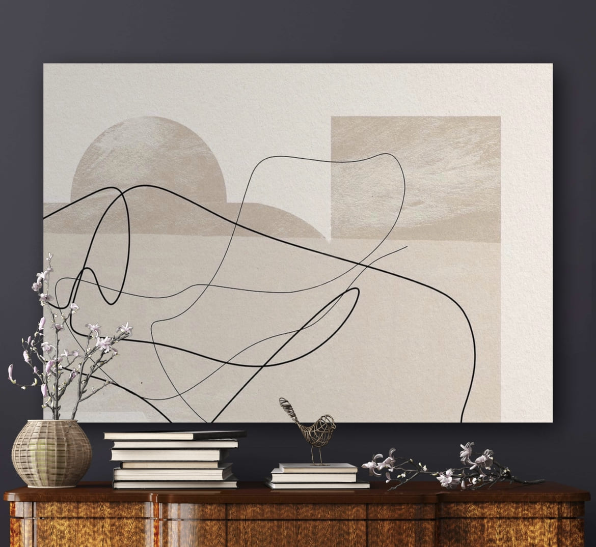 Cuadro Minimalista: HORIZONTE 4