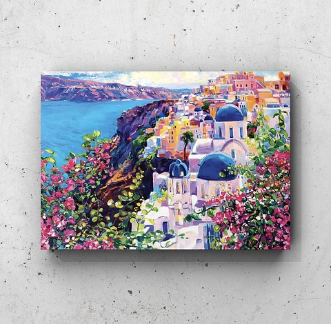 Cuadro Paisajes: SANTORINI
