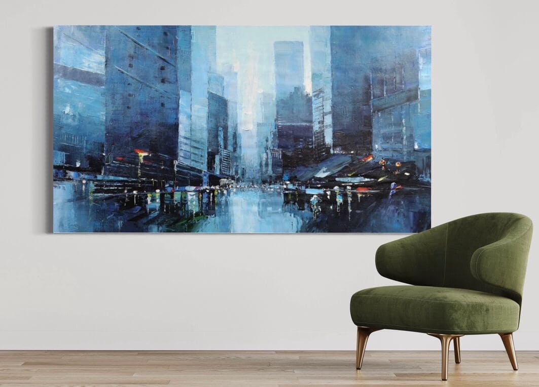 Cuadro Paisajes: NEW YORK AZUL  4
