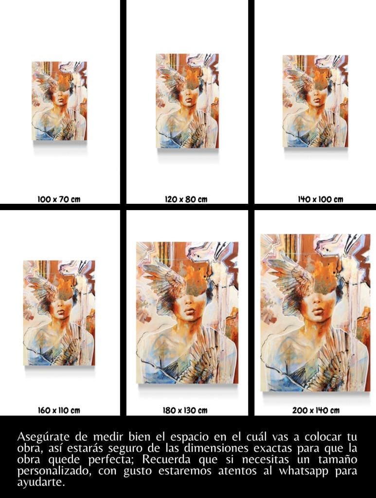 Cuadro Figura Humana: MUJER ANGEL 5