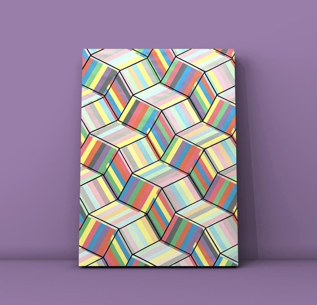 Cuadro Geométrico: COLORES 3